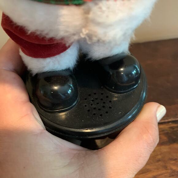 Dancing 10” Musical Santa Claus Christmas Holiday Light Up VINTAGE tested - Picture 3 of 11